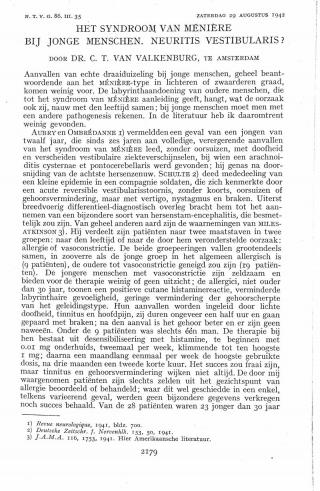 Eerste pagina van het artikel zoals het is gepubliceerd in het tijdschrift