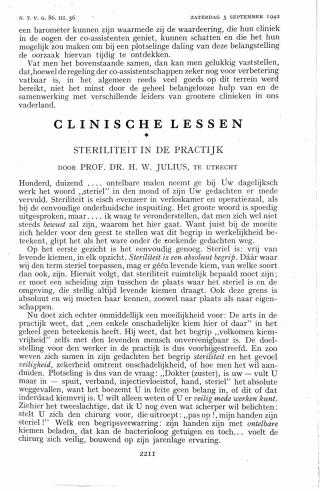 Eerste pagina van het artikel zoals het is gepubliceerd in het tijdschrift