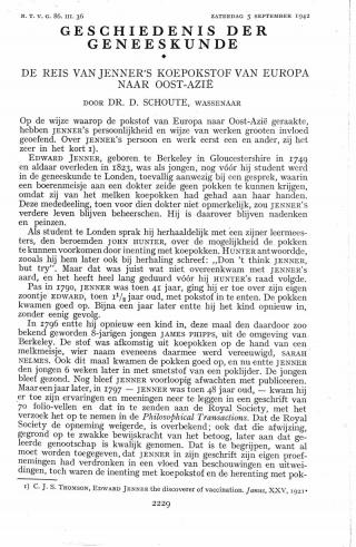 Eerste pagina van het artikel zoals het is gepubliceerd in het tijdschrift