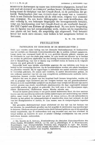 Eerste pagina van het artikel zoals het is gepubliceerd in het tijdschrift