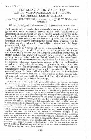 Eerste pagina van het artikel zoals het is gepubliceerd in het tijdschrift