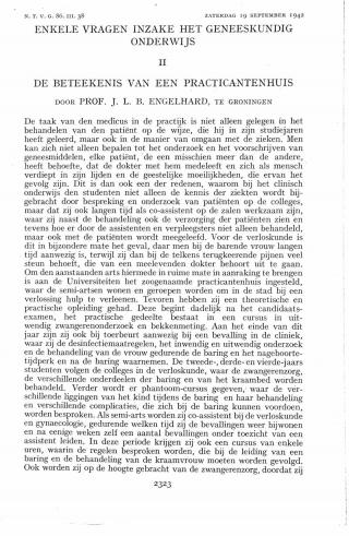 Eerste pagina van het artikel zoals het is gepubliceerd in het tijdschrift