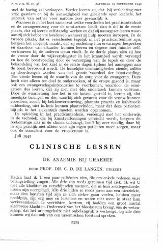 Eerste pagina van het artikel zoals het is gepubliceerd in het tijdschrift