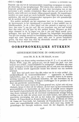 Eerste pagina van het artikel zoals het is gepubliceerd in het tijdschrift