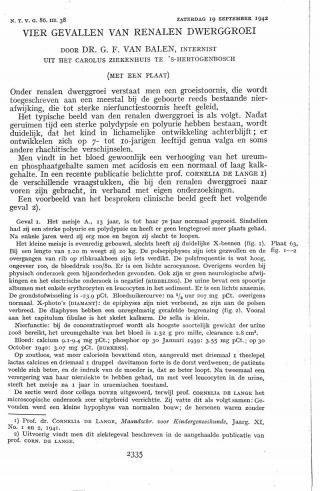 Eerste pagina van het artikel zoals het is gepubliceerd in het tijdschrift