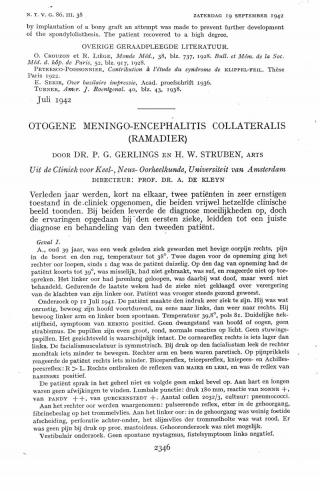 Eerste pagina van het artikel zoals het is gepubliceerd in het tijdschrift