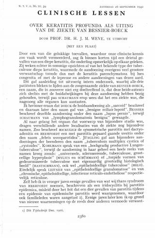 Eerste pagina van het artikel zoals het is gepubliceerd in het tijdschrift