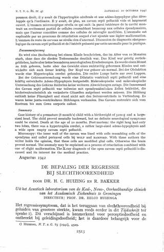 Eerste pagina van het artikel zoals het is gepubliceerd in het tijdschrift