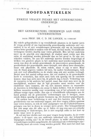 Eerste pagina van het artikel zoals het is gepubliceerd in het tijdschrift