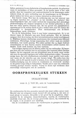 Eerste pagina van het artikel zoals het is gepubliceerd in het tijdschrift