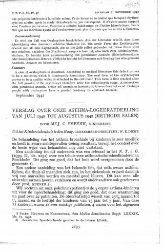 Eerste pagina van het artikel zoals het is gepubliceerd in het tijdschrift