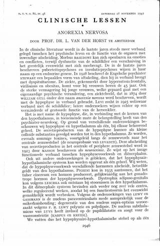 Eerste pagina van het artikel zoals het is gepubliceerd in het tijdschrift