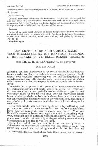 Eerste pagina van het artikel zoals het is gepubliceerd in het tijdschrift