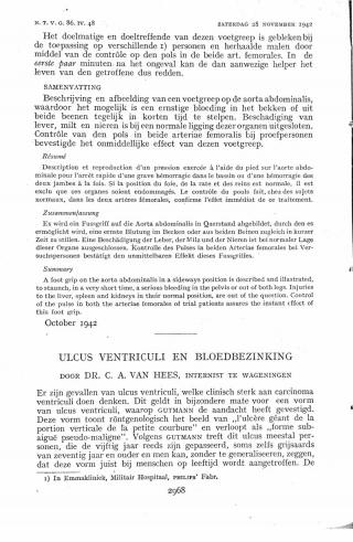 Eerste pagina van het artikel zoals het is gepubliceerd in het tijdschrift