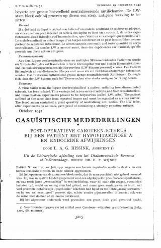 Eerste pagina van het artikel zoals het is gepubliceerd in het tijdschrift