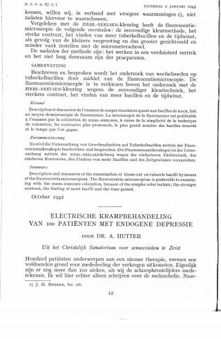 Eerste pagina van het artikel zoals het is gepubliceerd in het tijdschrift