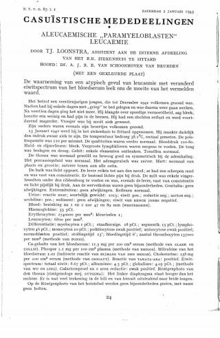 Eerste pagina van het artikel zoals het is gepubliceerd in het tijdschrift