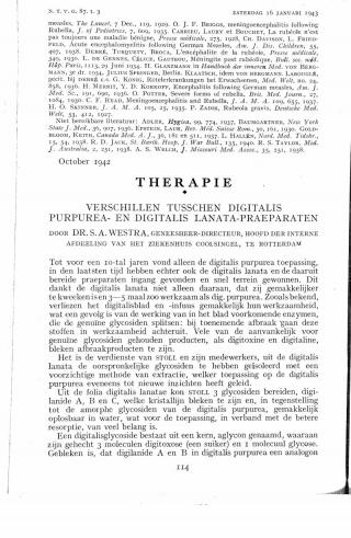 Eerste pagina van het artikel zoals het is gepubliceerd in het tijdschrift