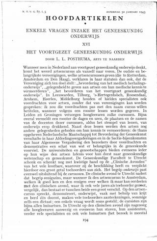 Eerste pagina van het artikel zoals het is gepubliceerd in het tijdschrift