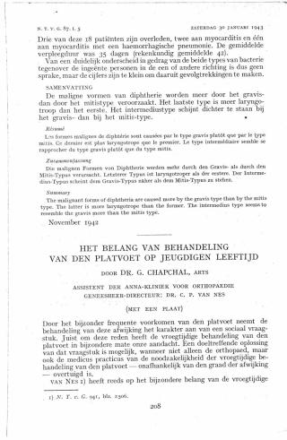 Eerste pagina van het artikel zoals het is gepubliceerd in het tijdschrift