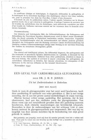 Eerste pagina van het artikel zoals het is gepubliceerd in het tijdschrift