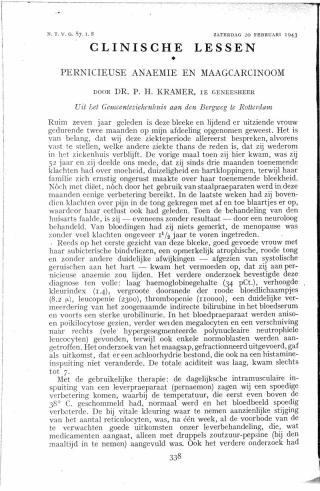 Eerste pagina van het artikel zoals het is gepubliceerd in het tijdschrift