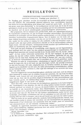 Eerste pagina van het artikel zoals het is gepubliceerd in het tijdschrift