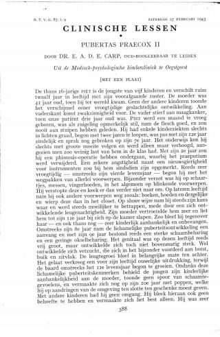 Eerste pagina van het artikel zoals het is gepubliceerd in het tijdschrift