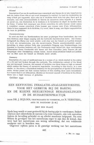 Eerste pagina van het artikel zoals het is gepubliceerd in het tijdschrift