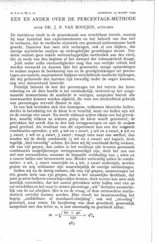 Eerste pagina van het artikel zoals het is gepubliceerd in het tijdschrift