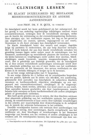 Eerste pagina van het artikel zoals het is gepubliceerd in het tijdschrift