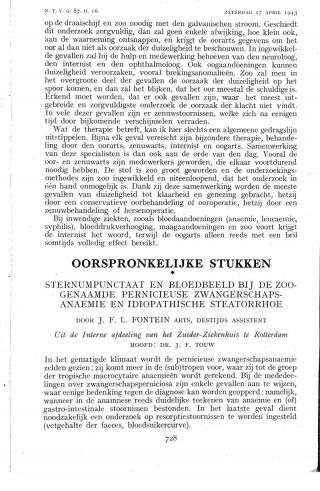 Eerste pagina van het artikel zoals het is gepubliceerd in het tijdschrift