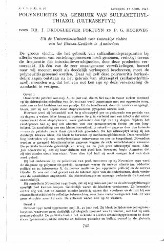 Eerste pagina van het artikel zoals het is gepubliceerd in het tijdschrift