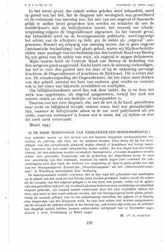 Eerste pagina van het artikel zoals het is gepubliceerd in het tijdschrift