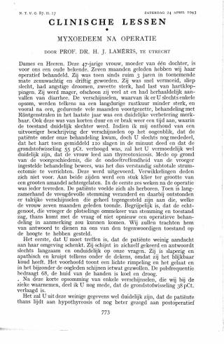 Eerste pagina van het artikel zoals het is gepubliceerd in het tijdschrift