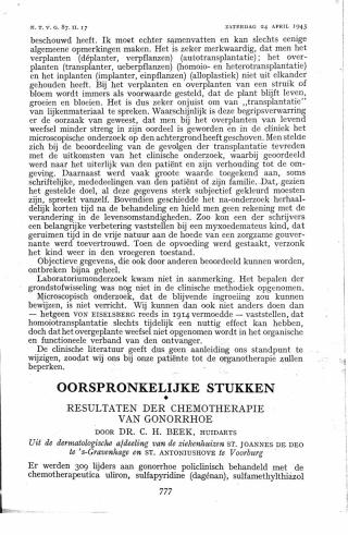 Eerste pagina van het artikel zoals het is gepubliceerd in het tijdschrift