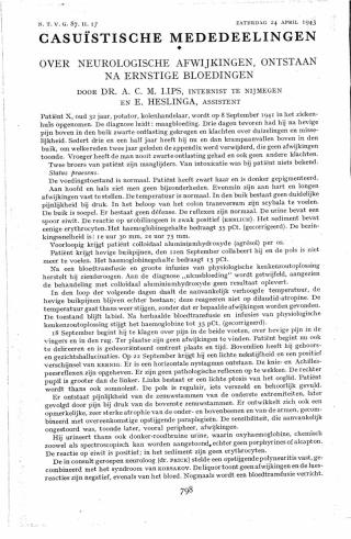 Eerste pagina van het artikel zoals het is gepubliceerd in het tijdschrift