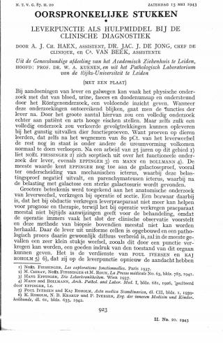 Eerste pagina van het artikel zoals het is gepubliceerd in het tijdschrift