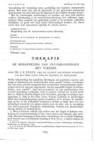 Eerste pagina van het artikel zoals het is gepubliceerd in het tijdschrift