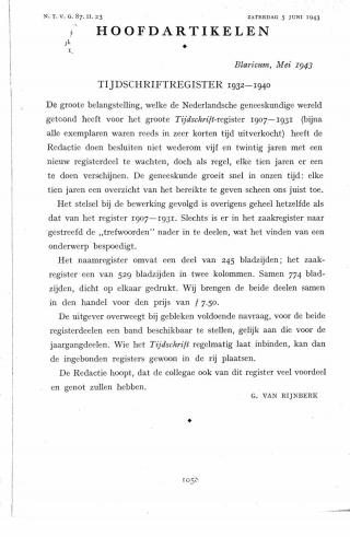 Eerste pagina van het artikel zoals het is gepubliceerd in het tijdschrift