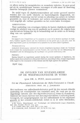 Eerste pagina van het artikel zoals het is gepubliceerd in het tijdschrift