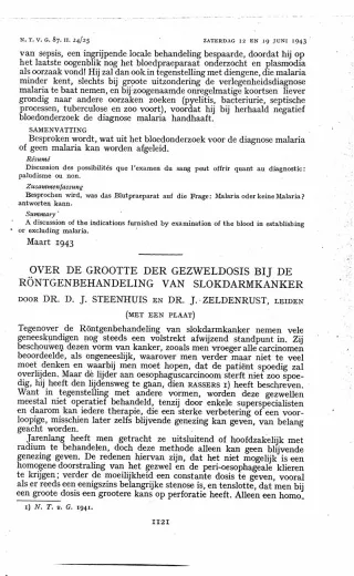 Eerste pagina van het artikel zoals het is gepubliceerd in het tijdschrift