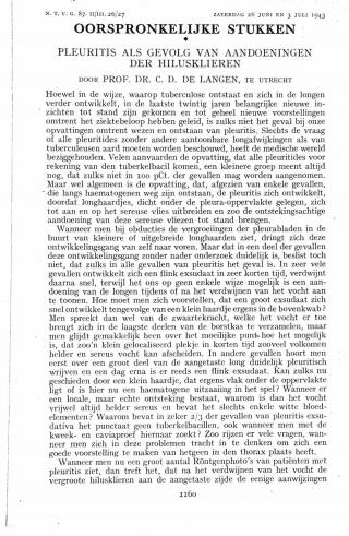 Eerste pagina van het artikel zoals het is gepubliceerd in het tijdschrift