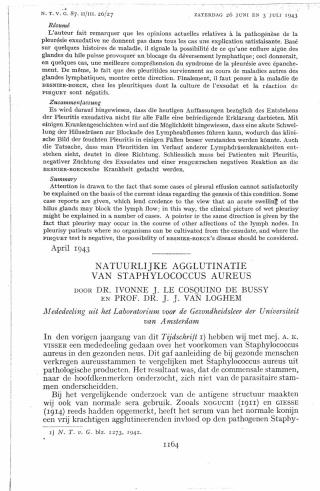 Eerste pagina van het artikel zoals het is gepubliceerd in het tijdschrift