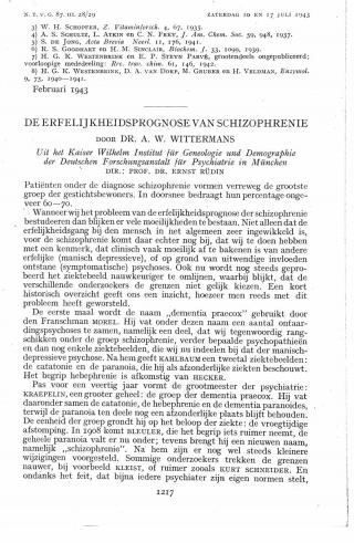 Eerste pagina van het artikel zoals het is gepubliceerd in het tijdschrift