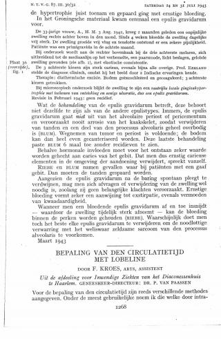 Eerste pagina van het artikel zoals het is gepubliceerd in het tijdschrift