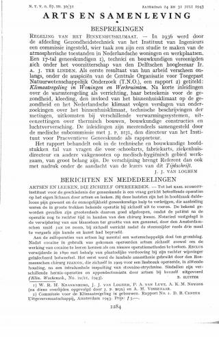 Eerste pagina van het artikel zoals het is gepubliceerd in het tijdschrift