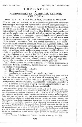 Eerste pagina van het artikel zoals het is gepubliceerd in het tijdschrift