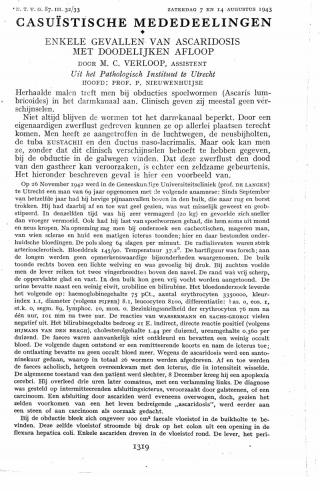 Eerste pagina van het artikel zoals het is gepubliceerd in het tijdschrift