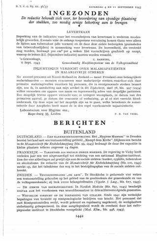 Eerste pagina van het artikel zoals het is gepubliceerd in het tijdschrift